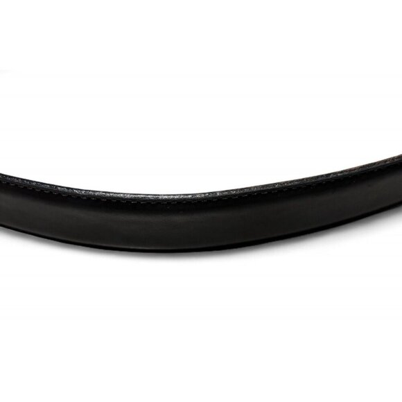 Martin Dingman Black Milled Finished Imported Leather Belt, Size 100/40, Office - Picture 2 of 7
